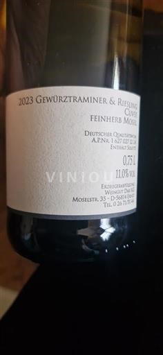 Mosela Weingut Dax KG Gewürztraminer & Riesling feinherb 2023