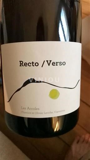 Thung lũng Rhône Les Accoles Recto / Verso 2023