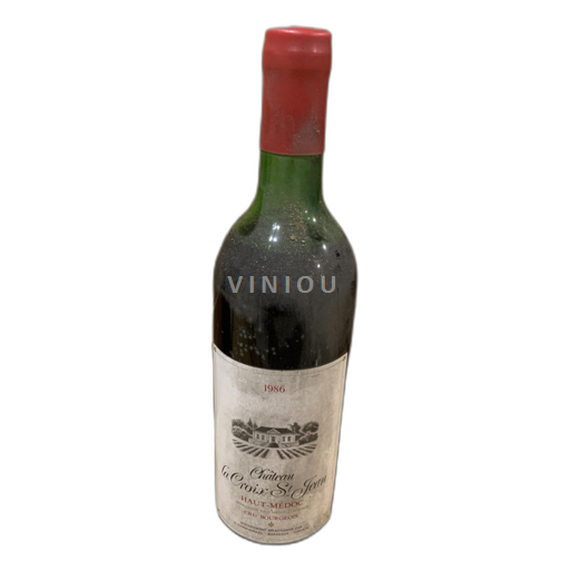 Bordeaux Haut-Médoc Château La Croix St. Jean 1986