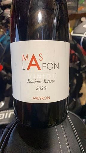 Tây Nam Aveyron Mas Lafon Bonjour Ivresse 2020