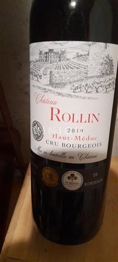 Bordeaux Haut-Médoc Château Rollin 2019