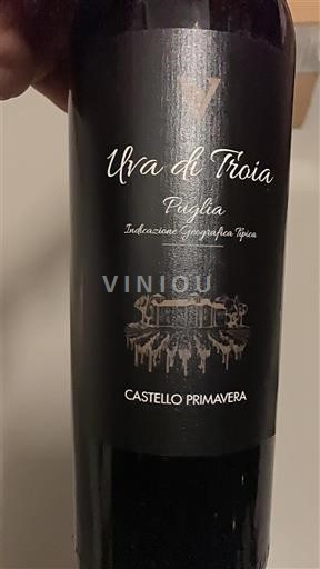 Apulia No especificado Castello Primavera Uva di Troia 2017