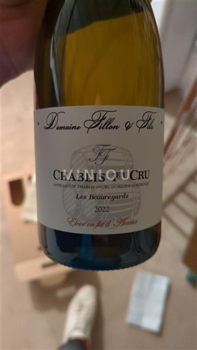 Borgoña Chablis Premier Cru Premier Cru Domaine Fillon & Fils Les Beauregards - fut d'acacia 2022
