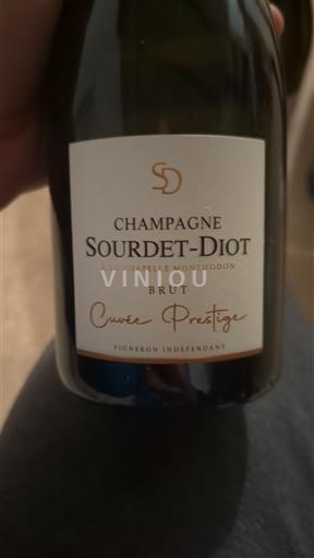 Šampanja Šampanjec Sourdet-Diot Prestige Neleten.