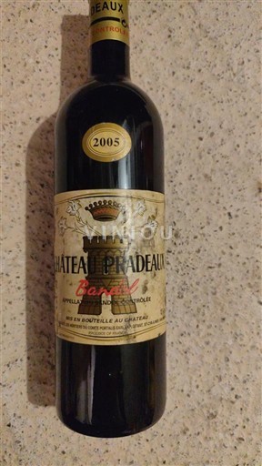 Provenza Bandol Château Pradeaux Bandol 2005