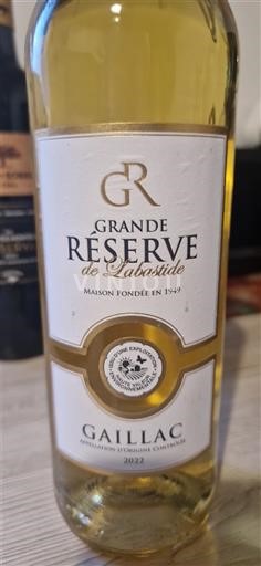 Sudoeste Gaillac Labastide Grande Réserve 2022