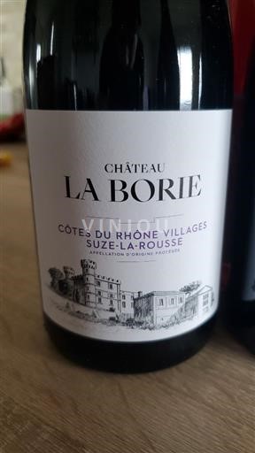 Rhônen laakso Côtes-du-rhône-villages Château La Borie Suze-la-rousse 2023