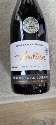 Vallée de la Loire Saint-Nicolas-De-Bourgueil Domaine Vincent Mabileau Les Grillères 2023