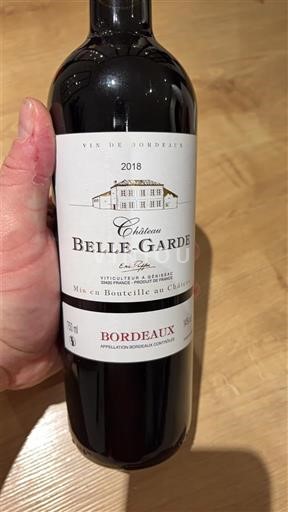 Bordeaux Château Belle-Garde 2018