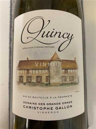 Vallée de la Loire Quincy Domaine Des Grands Ormes Non Millésimé
