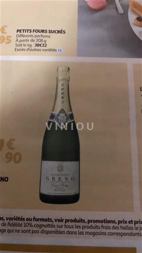 Champagne Champagner Greno Ohne Jahrgang