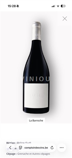 Rhône-dalen Châteauneuf-du-Pape Domaine La Barroche Pure 2023