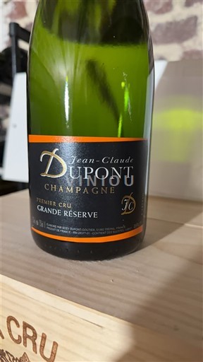 Rượu vang sủi bọt Blanc brut Grande Réserve Jean-Claude Dupont Non millésimé Pháp Champagne Sâm-panh AOC Premier Cru