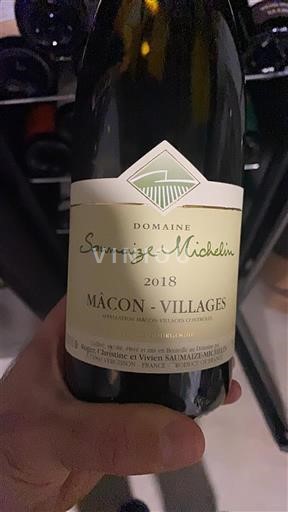 Burgundi Mâcon ja Mâcon-kylät Domaine Saumaize-Michelin 2018