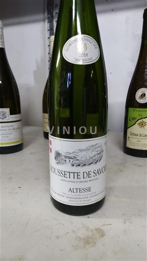 Saboia e Bugey Roussette de Savoie Domaine Dupasquier Altesse 2018