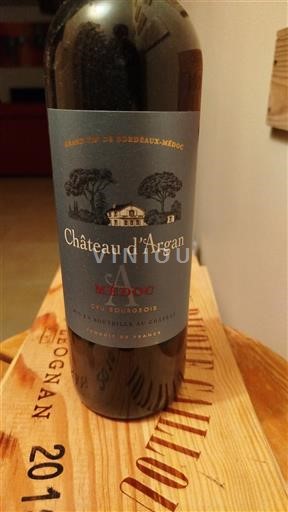 Bordeaux Médoc Cru Bourgeois Château Argan Ohne Jahrgang