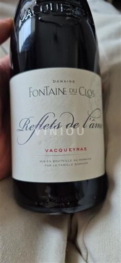 Rhône Valley Vacqueyras Domaine Fontaine du Clos Reflets de l'âme 2023