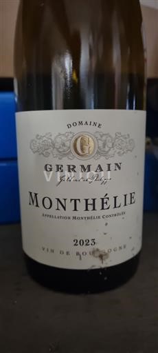 Burgundy Monthélie Domaine Germain Germain Monthélie 2023