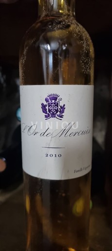 Sud-Ouest Cahors Château Mercuès L'or de Mercuès 2010
