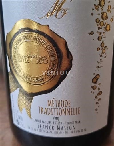 Savoja in Bugey Crémant de Savoie FRANCK MASSON EFFER'V' SENS 2024