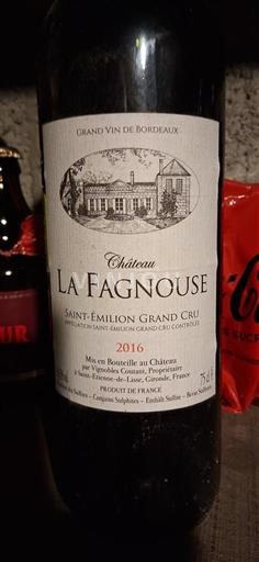Bordeaux Saint-Émilion Grand Cru Grand Cru Château La Fagnouse 2016