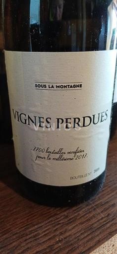 Languedoc Corbières Sous la Montagne Vignes Perdues 2017