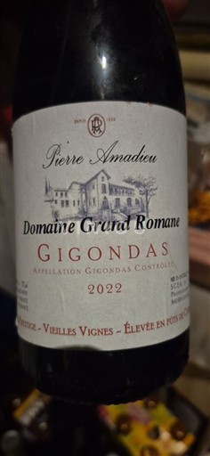 Rhônevallei Gigondas Pierre Amadieu Domaine Grand Romane 2022