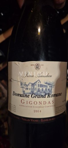 Vallée du Rhône Gigondas Domaine Grand Romane 2014