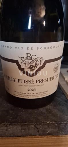 Burgundy Pouilly-Fuissé Premier Cru Renoud-Grappin 2023