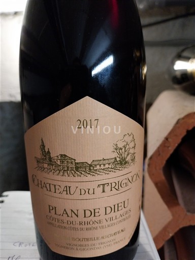 Rhônen laakso Määrittelemätön Château Trignon Plan de Dieu 2017