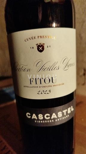 Languedoc Fitou Château Cascastel Prestige Sélection Vieilles Vignes 2023