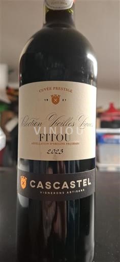 Languedoc Fitou Château Cascastel Prestige Sélection Vieilles Vignes 2023
