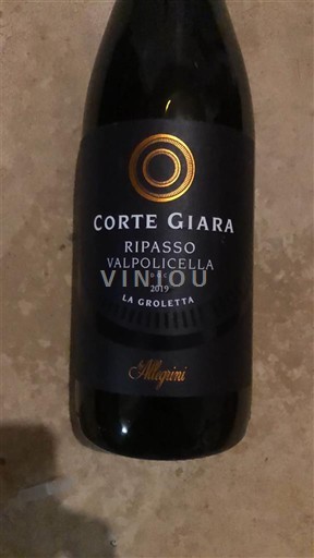 Vénétie Valpolicella Ripasso Corte Giara La Groletta 2019