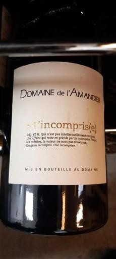 Rhônen laakso Côtes-du-rhône Domaine L'Amandier L'incompris(e) 2023