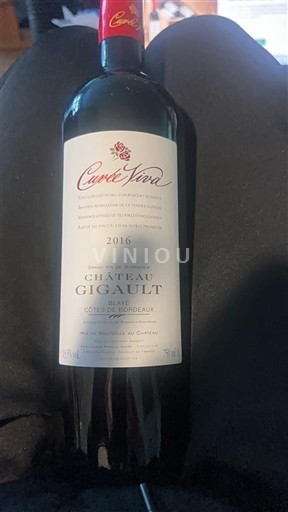 Burdeos Blaye-Côtes de Burdeos Château Gigault Viva 2016