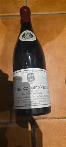 Borgogna Romanée-saint-vivant Grand Cru Domaine Latour Les Quatre Journaux 2009