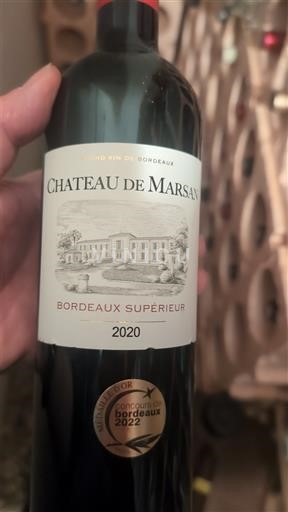 Bordeaux Bordeaux Supérieur Château Marsan 2020