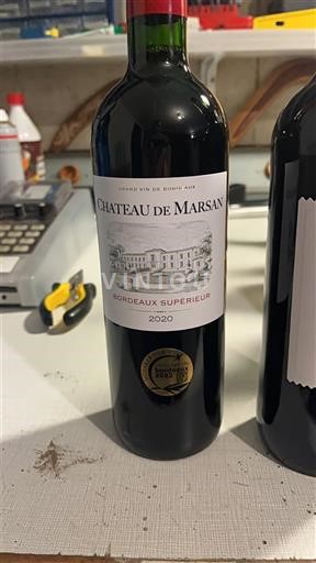 Burdeos Bordeaux superior Château Marsan 2020