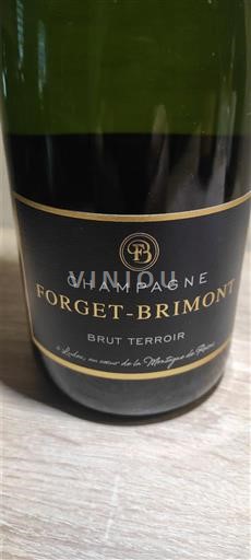 Peneča vina Blanc brut Brut Terroir Forget-Brimont 2022 Francija Šampanja Šampanjec AOC