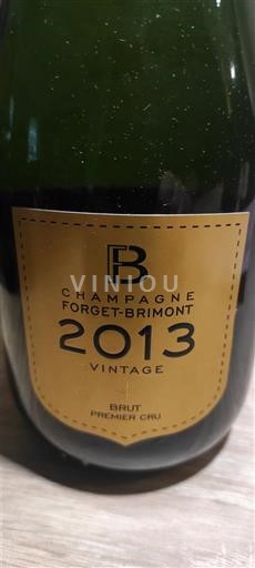 Champagne Champagner Premier Cru Champagne Forget-Brimont Vintage 2013