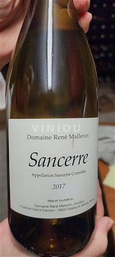 Loiredalen Sancerre Domaine René Malleron 2017