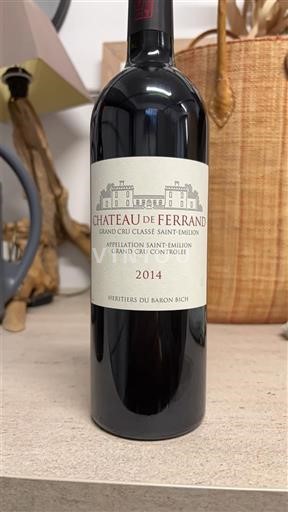 Bordeaux Saint-Émilion Grand Cru Grand Cru Château Ferrand 2014