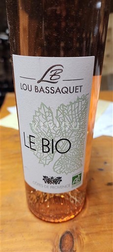Provence Côtes de Provence Lou Bassaquet Le Bio 2023