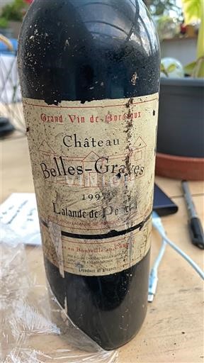 Bordeaux Lalande-de-Pomerol Château Belles-Graves 1997