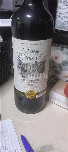 Bordeaux Château Le Vieux Chêne 2018