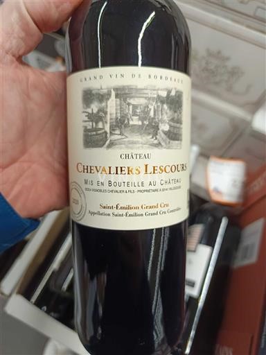 Bordeaux Saint-Émilion Grand Cru Grand Cru Château Chevalier Lescours 2020