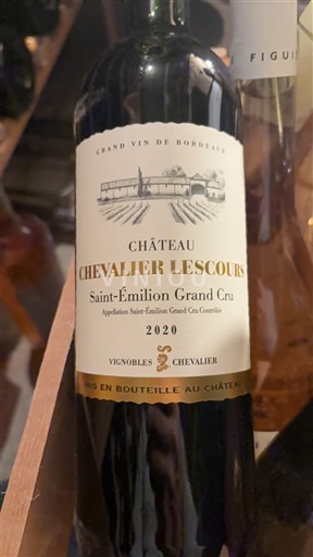 Bordeaux Saint-Émilion Grand Cru Grand Cru Château Chevalier Lescours 2020