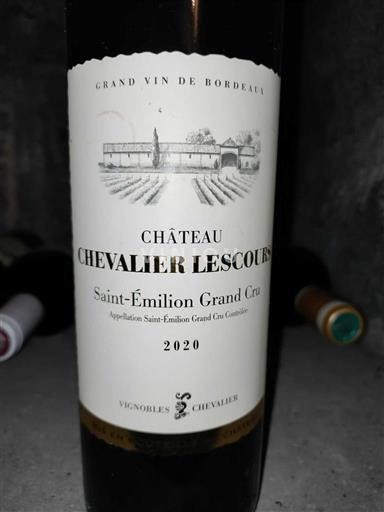 Bordeaux Saint-Émilion Grand Cru Grand Cru Château Chevalier Lescours 2020