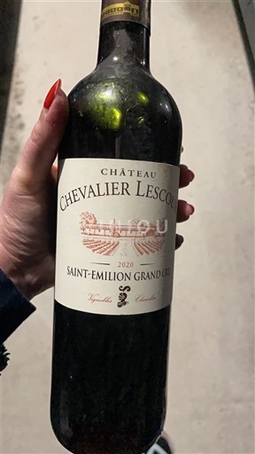 Bordeaux Saint-Émilion Grand Cru Grand Cru Château Chevalier Lescours 2020
