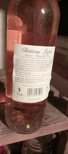 Bordeaux Barsac Château Lafüe Sainte-Croix-du-Mont 2009